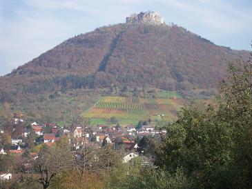 Blick zum Hohenneuffen